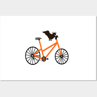 Bat On A Bicycle Posters and Art